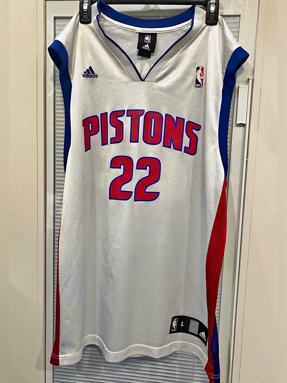 NBA Detroit Pistons - Tayshaun Prince #22 Basketball Jersey - Sz Large
